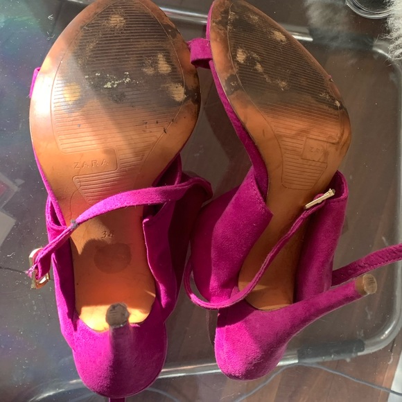 ZARA Bright Fuchsia Sandals - Picture 5 of 5